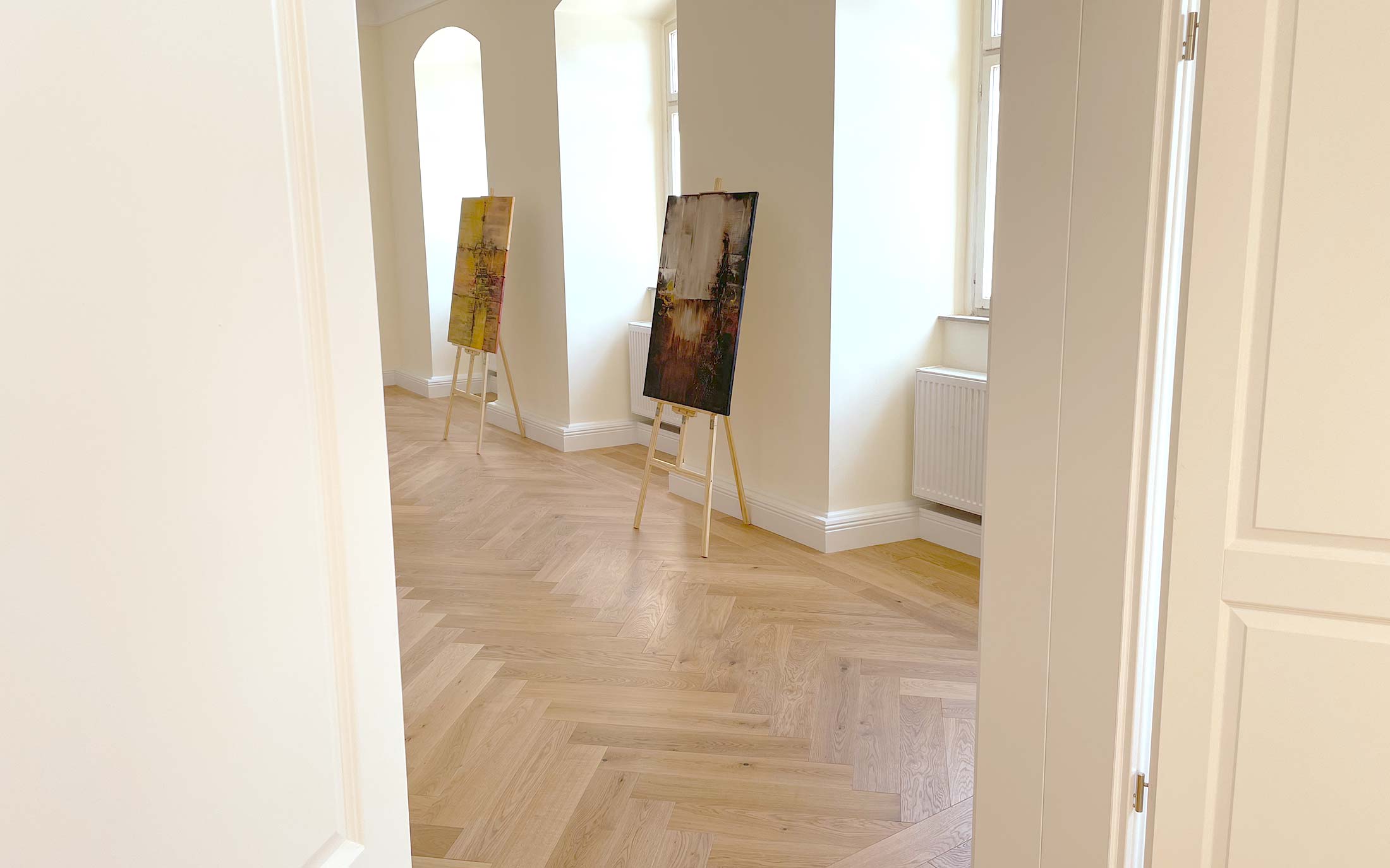 Michael kaspar Art – Ausstellung Schloss Sien – 17.08.25 – Blick in Nebenzimmer